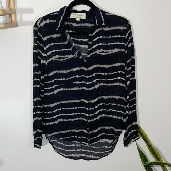 Cloth & Stone Anthropologie Blake Button Down Top - Picture 1 of 4